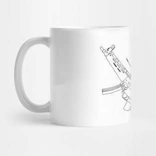 MP5 Butterfly Submachine Mug